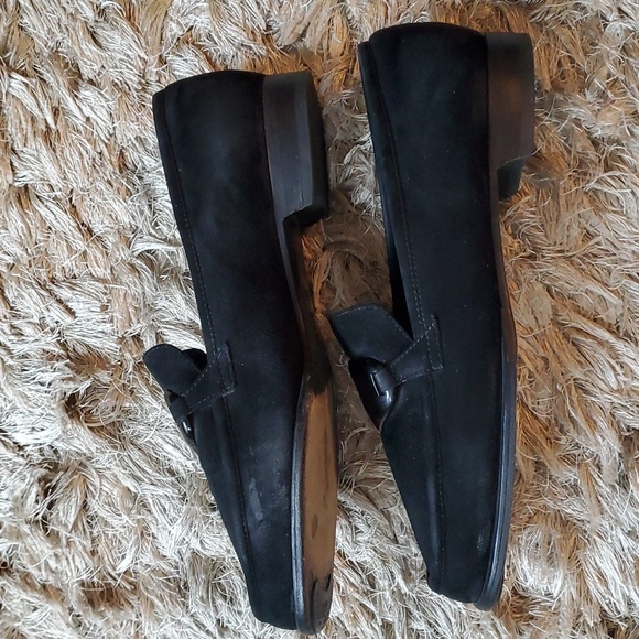MOSCHINO black suede loafers - Picture 9 of 12